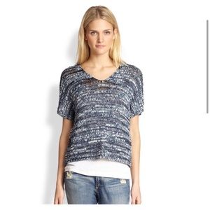 Eileen Fisher Dolman Brushstroke Knit Top size 2X Plus Size